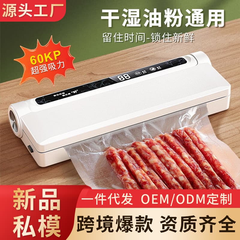 Household Automatic Vacuum Sealer Kitchen Small Fresh-Keeping Machine Food Vacuum Packaging Machine