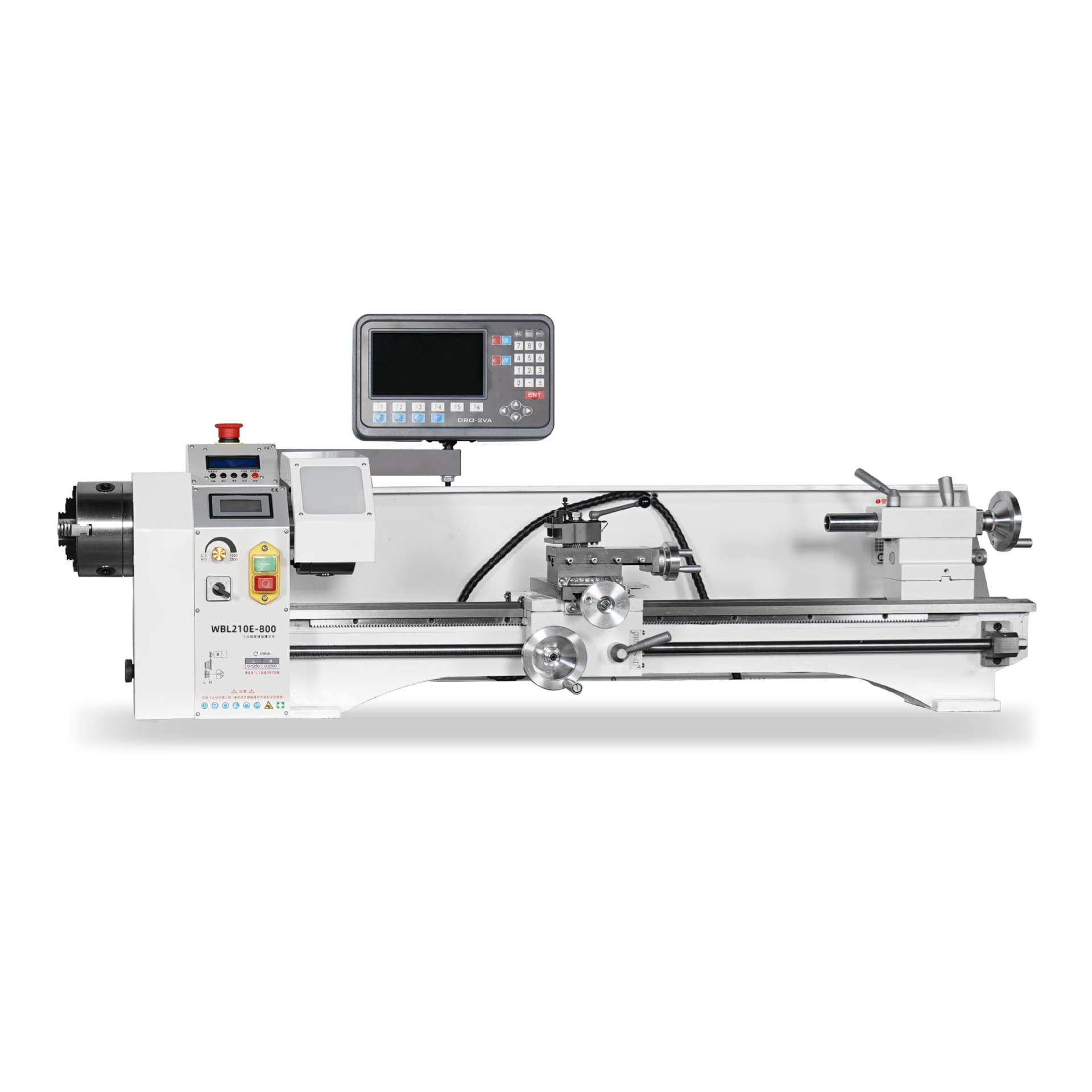 WBL210E-800 Cue Repair Lathe, Specialized Lathe for Cue Stick Repair, Tip Replacement, Straightening, Dual Chuck Machine
