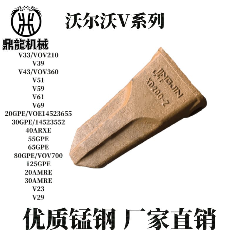 V51RC Volvo V-Series Rotary Drilling Machine Bucket Tooth Seats - Engineering Machinery Parts