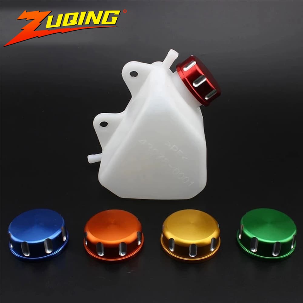 Motorcycle plastic water cooling tank CNC cover cooling water tank radiator overflow suitable for Kawasaki
