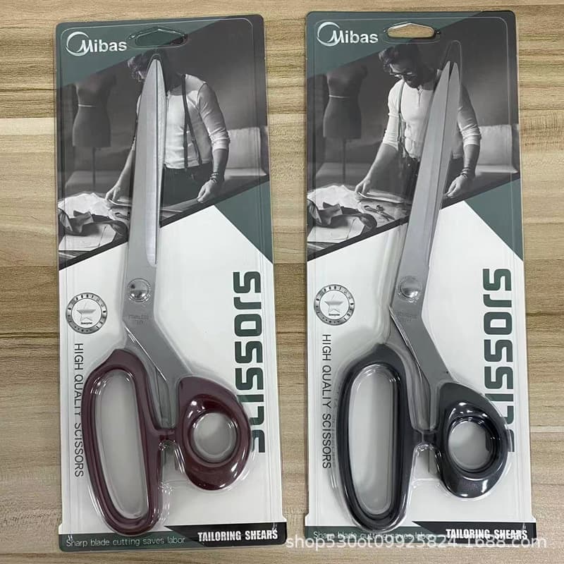 Stainless Steel Tailor Scissors, Sharp Sewing Scissors, Household Garment Shears, Reinforced Industrial Leather and Thread Trimming Scissors