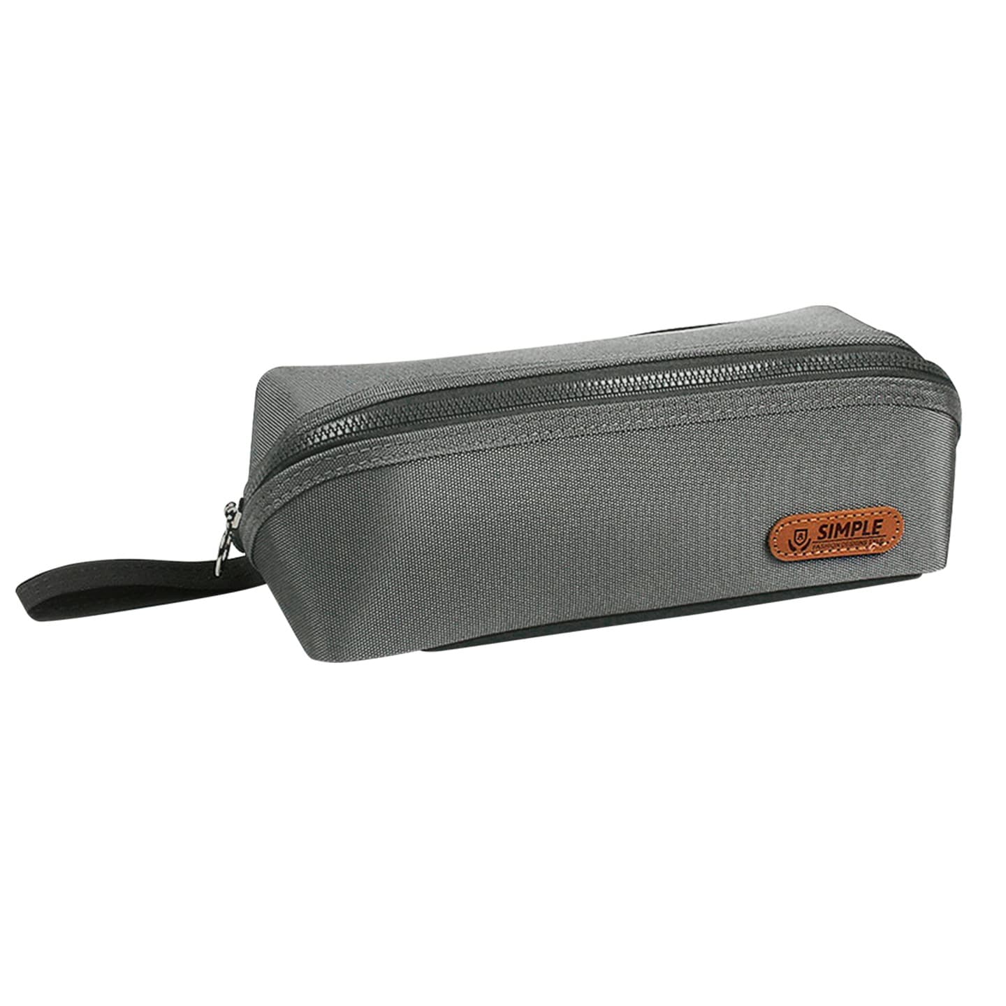 Minimalist Canvas Pencil Case, Large Capacity, Stylish Ins Style for Middle School Students, Simple and Convenient Pencil Pouch
