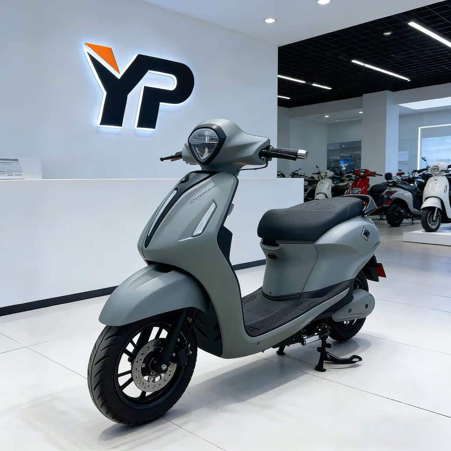Foreign Trade Cross-border Electric Bicycle Two-wheeled Electric Vehicle Electric Motorcycle 48V Electric Scooter Commuter Scooter Blue