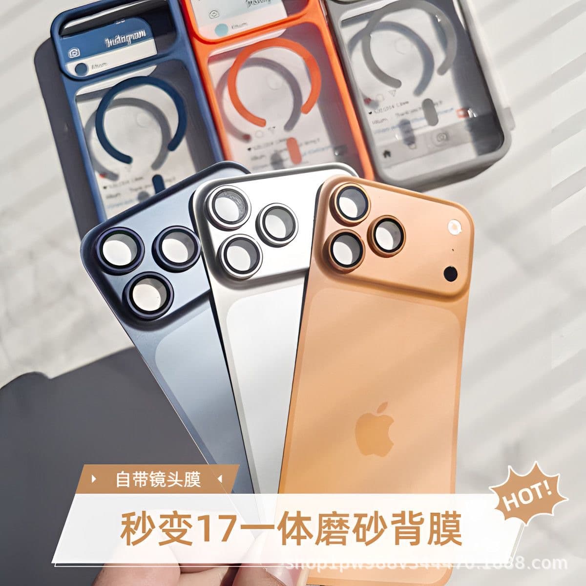 iPhone 15 Pro Max instantly becomes 17 Pro Max lens sticker, 14 Pro Max modified to 17 Pro Max integrated back film 17