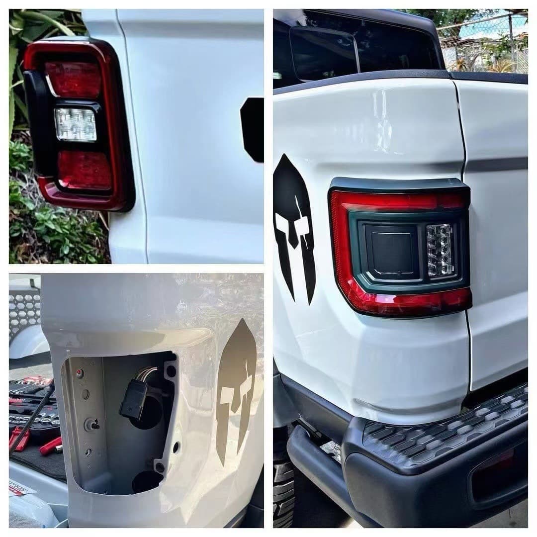 Cross-Border Gladiator Taillights Are Suitable for Jeep Wrangler JT Gladiator LED Taillights Brake Lights Reversing Lights