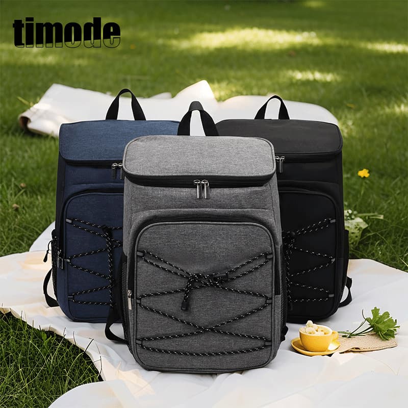 New Cross-Border Insulated Backpack Large Capacity Outdoor Picnic Cooler Bag Beer Cooler Oxford Cloth Thickened Ice Bag