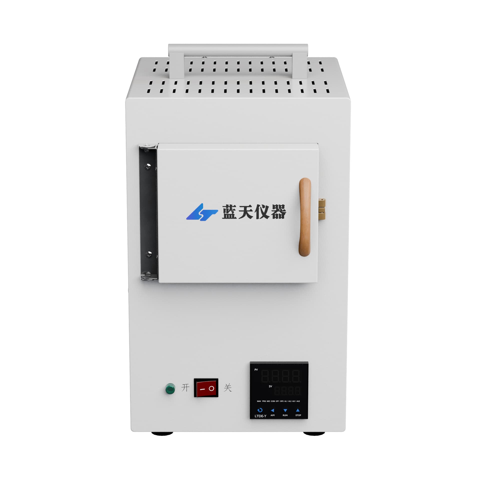 2L Integrated Programmable High-Temperature Furnace 1000°C/1200°C Resistance Furnace PID Temperature Control Ceramic Chamber Metal Annealing