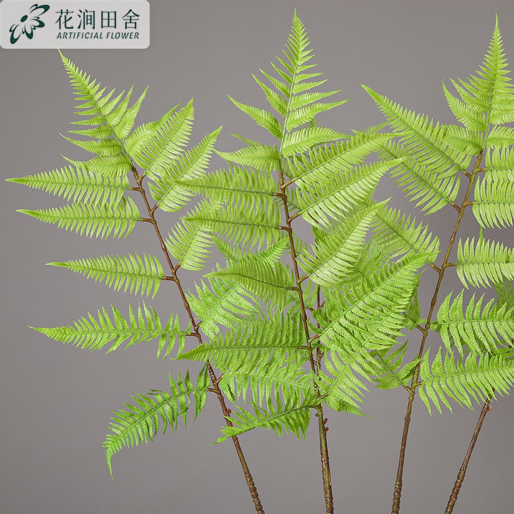 Artificial Golden Monkey Fern Plant, Tall Floor Fake Greenery, Nordic Ins Style Potted Plant, Large Decorative Plant for Indoor