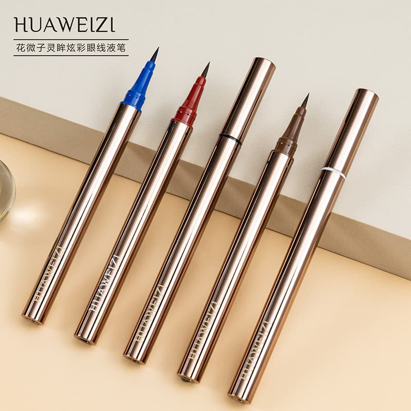 Starry Sky Eyeliner Quick-Drying Colorful Brown Non-Smudge Easy to Color Ultra-Fine Liquid Eyeliner Pen Eye Makeup Eyeliner Pen