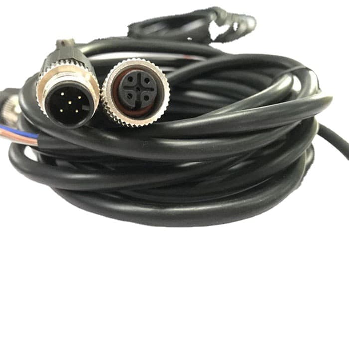 M12 Connector Instrument Sensor Connector ABD Type 4P 5T 8-Pin Male Female Straight Right Angle Matching Socket