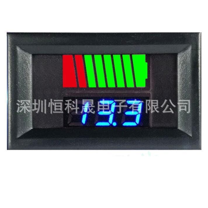6V-72V Electric Vehicle Battery Capacity Indicator DC Digital Display Lithium Battery Car Voltmeter