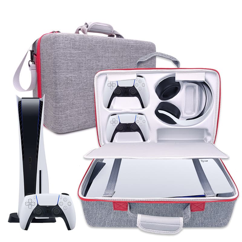 PS5 game console EVA bag portable PS5 slim game controller accessories storage bag crossbody bag anti-pressure