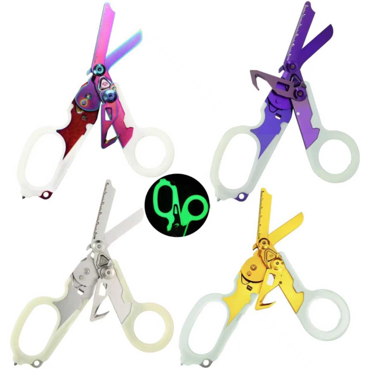 Leatherman Style Outdoor Tactical Folding Scissors Multi-Function Tactical Pliers Medical Emergency Scissors
