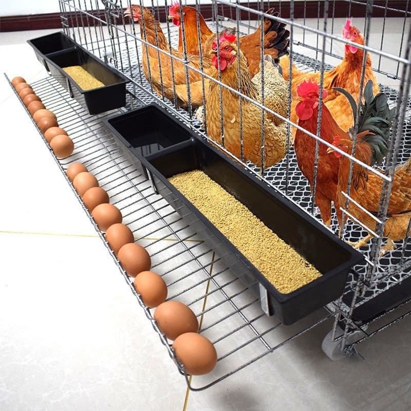 Large Chicken Coop Foldable Chicken Nest Laying Poultry Farming Cage Household Extra-thick Breeding Cage