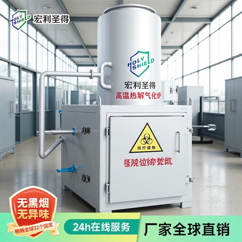 Cross-border waste incinerator, smokeless and odorless medical waste incinerator manufacturer, hospital hazardous waste treatment equipment.