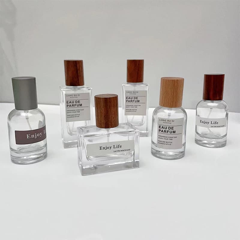Perfume sample refill bottle, high-end portable 30ml glass spray bottle, high-end 50ml large-capacity replacement empty bottle