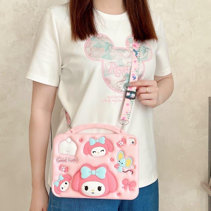 Samsung stand tablet silicone protective cover t220A8A9plus Huawei 11matepad11 shell cartoon