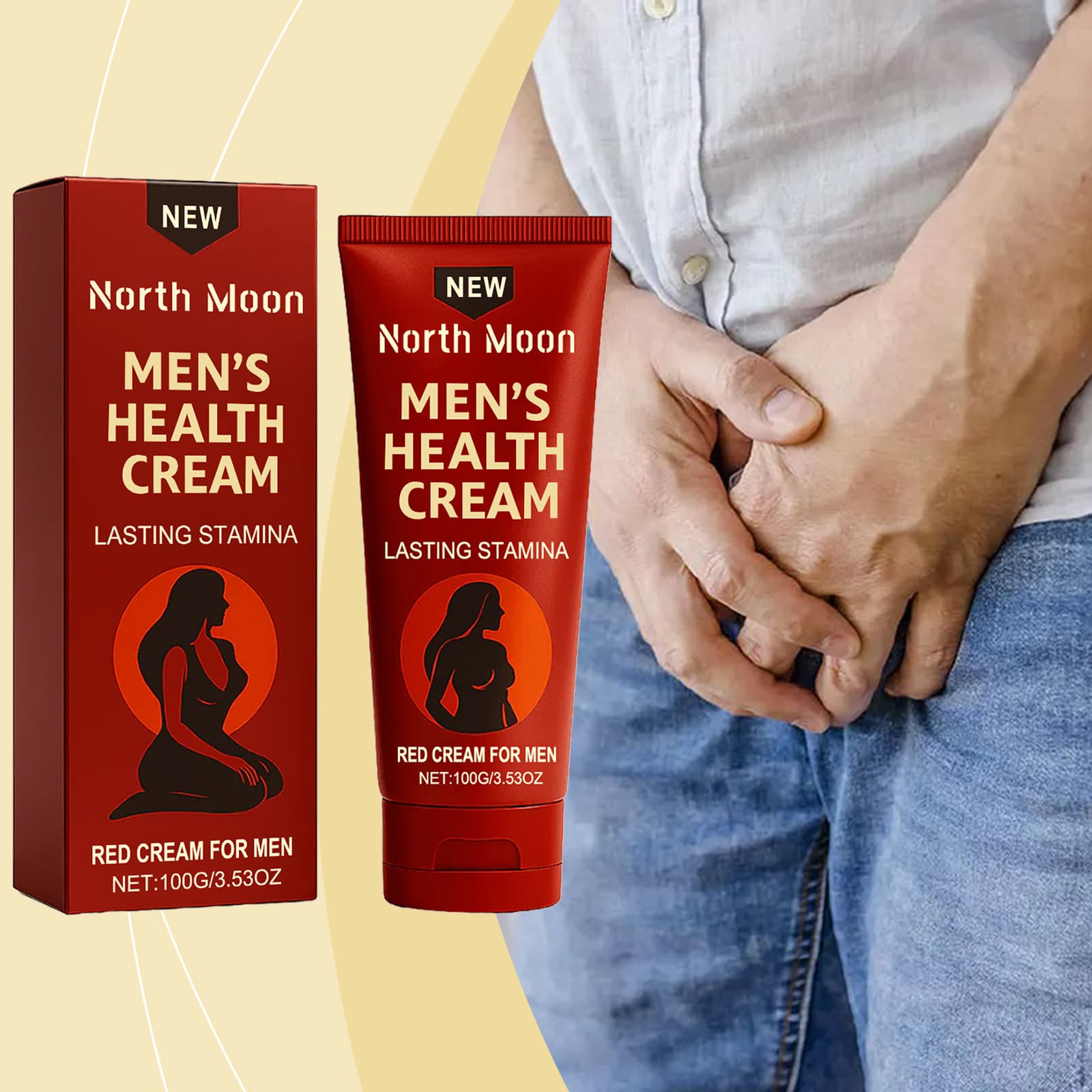 Cross-border NORTH MOON Men's Care Cream Daily care and nourishing men's skin gentle care cream