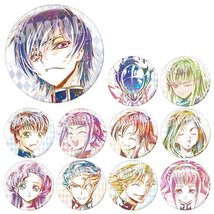 Code Geass Rebel Lelouch III Royal Road Badge CC ZERO Cartoon Pendant