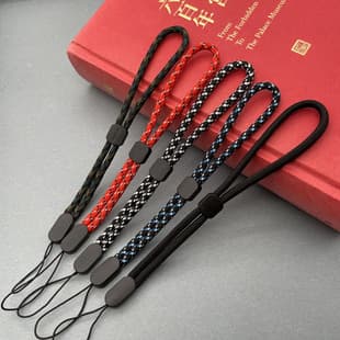 Adjustable USB Flash Drive Keychain Short Wrist Strap Umbrella Anti-Loss Storage Small Bluetooth Speaker Handheld Phone Lanyard
