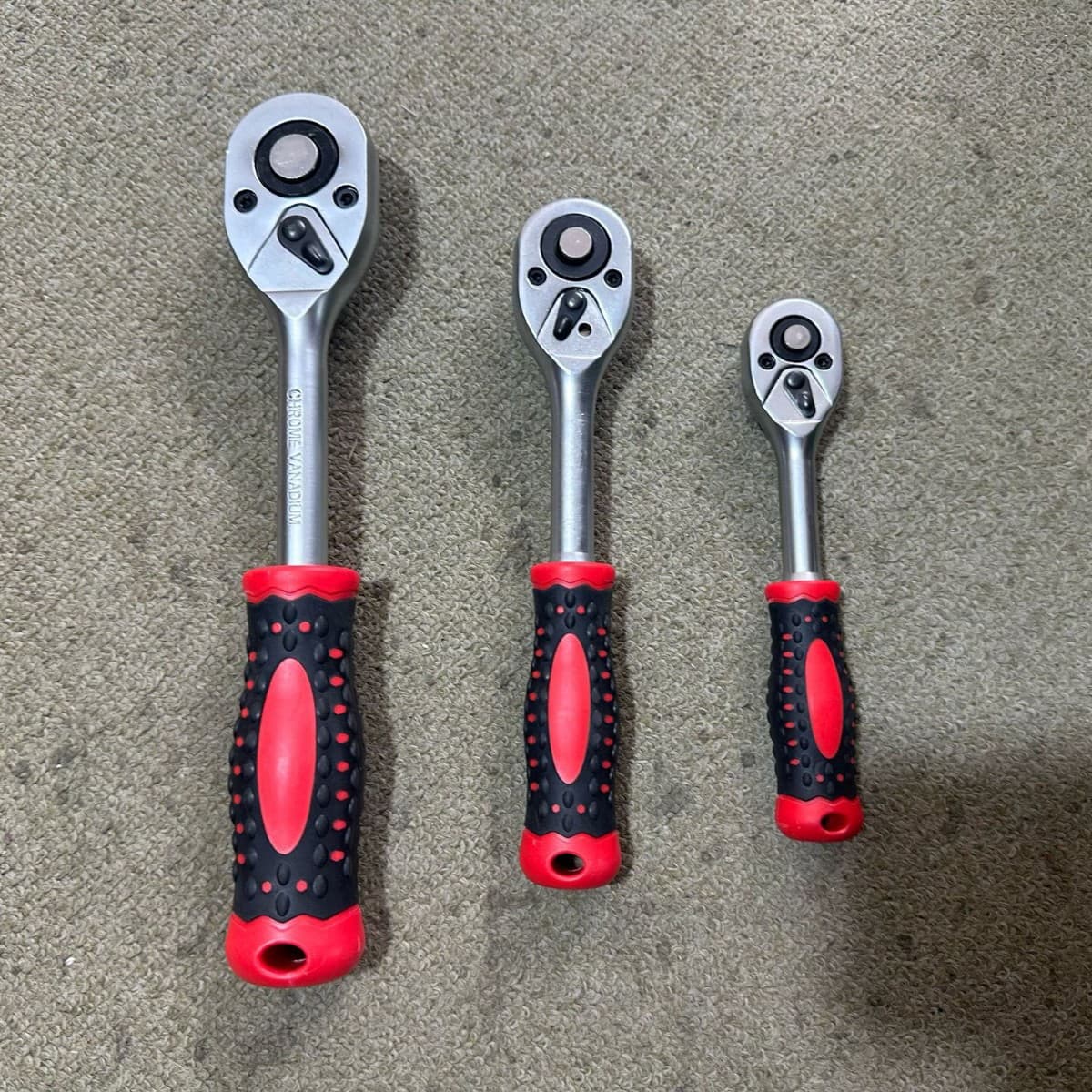 Large/medium/small flywheel quick-release ratchet wrench, swivel telescopic EVA combination 72-tooth PC