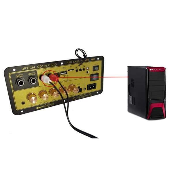 1 Set Color: Black+Gold Material: Metal US Standard AC100-240V Digital Card Bluetooth