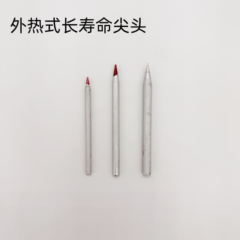External Heat Long-Life Matte Pointed Flat Bent Soldering Iron Tips Durable 30W/40W/60W/80W/100W