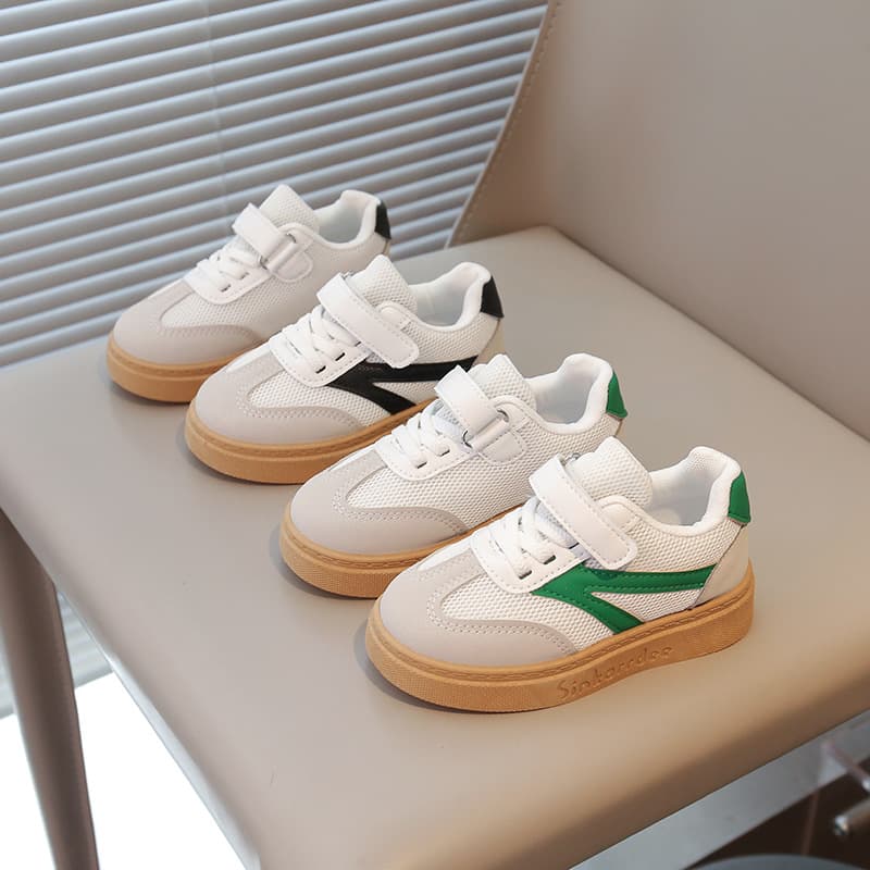 Children's Breathable Casual Shoes 2025 Spring and Autumn New Sports Shoes Boys Mesh Girls Lightweight Versatile Moral Training Shoes