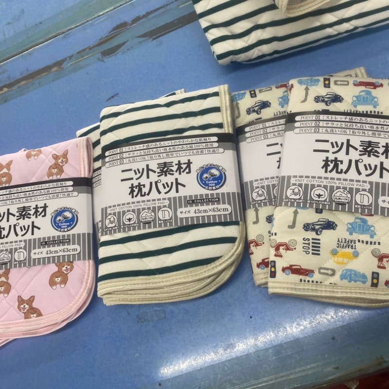 Export Order Japanese Anti-Slip Knit Cotton-Filled Pillow Pad, Breathable, Sweat-Absorbing, Anti-Slip Pillow Cover, 100% Cotton Pillow Pad