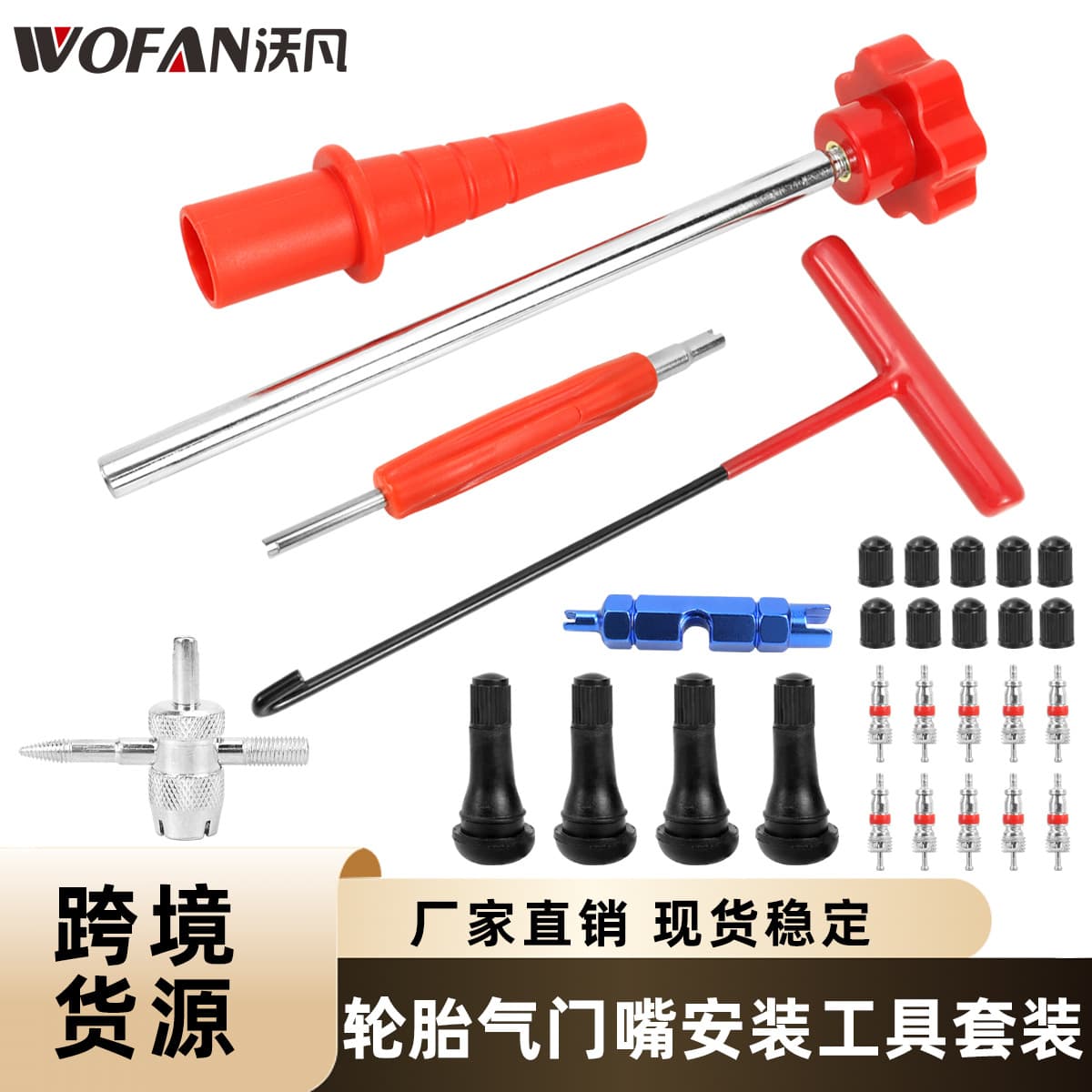 Tire Valve Disassembly and Assembly Tool, Quick Disassembly and Repair Tool, Tire Repair Valve Core Installation Tool Set