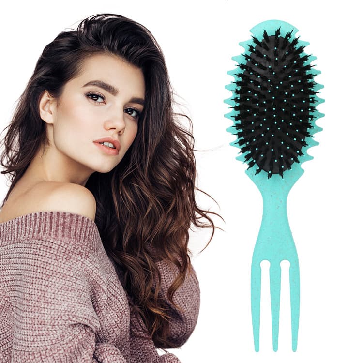 Cross-border popular air cushion comb three-pronged hair curling massage comb Amazon bouncing curling comb wholesale