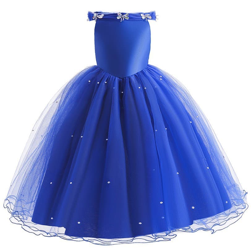 Cinderella Collection Link Summer New Cinderella Movie Girls Dress Princess Tutu Dress Children Performance Tulle