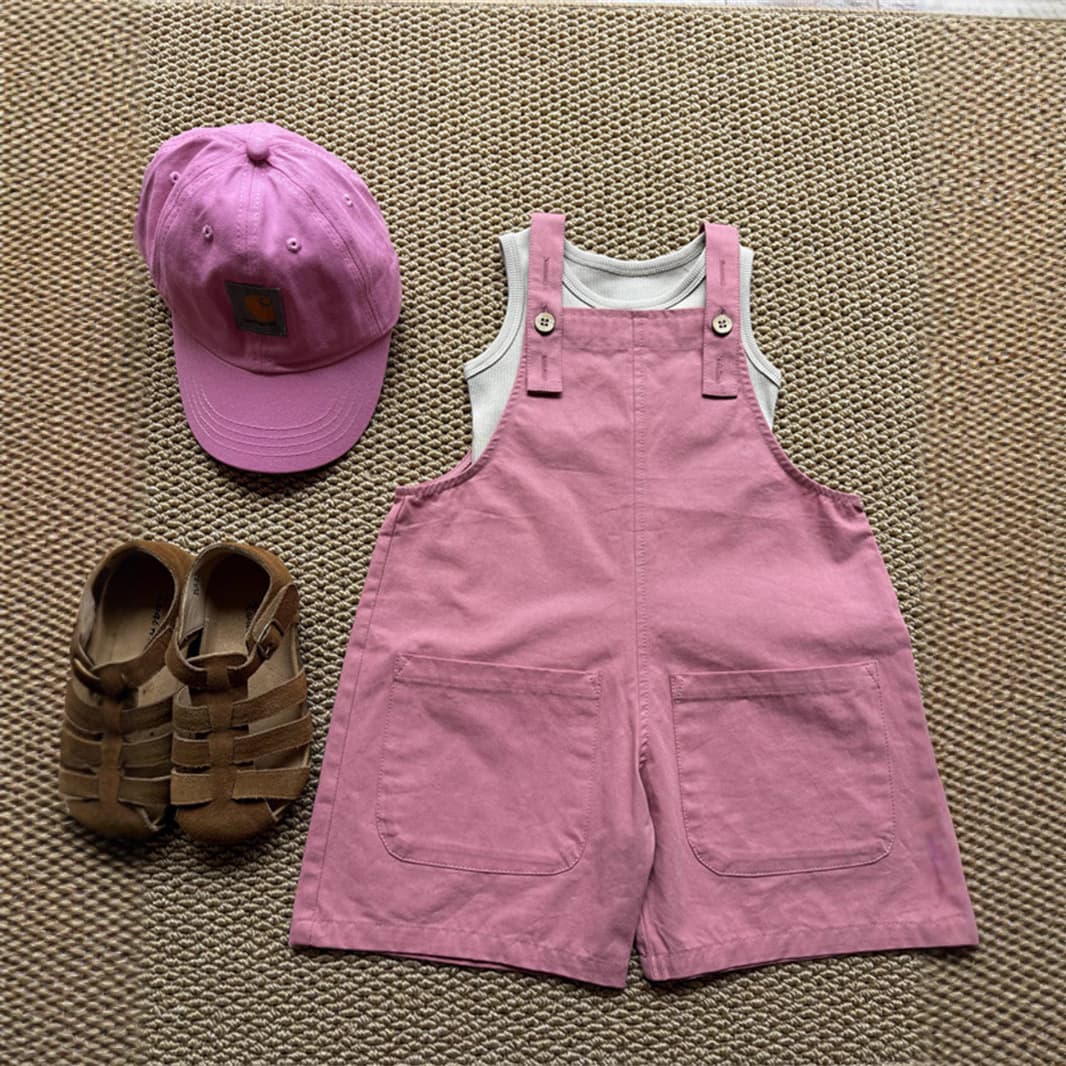 Korean style children's clothing, boys overalls, cool summer wear, children's leopard print shorts, fashionable and handsome jumpsuits