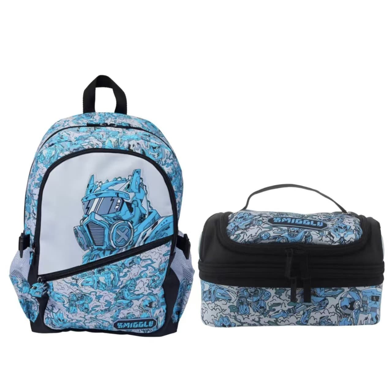 Australian Smiggle School Backpack Large Capacity Kids Cartoon Backpack Transformers Set Series