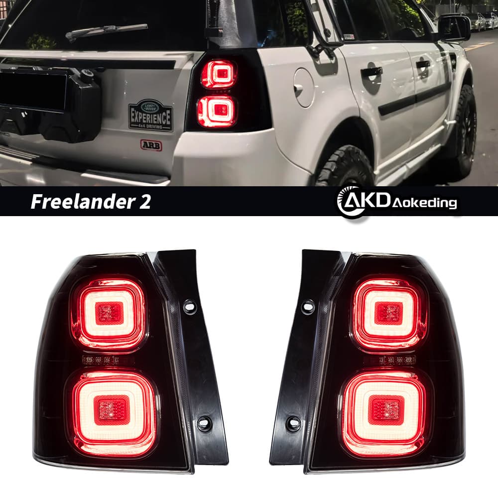 For 07-15 Land Rover Freelander 2 Tail Light Assembly Modified LED Tail Light Running Light Turn Signal Light Rear Tail Light