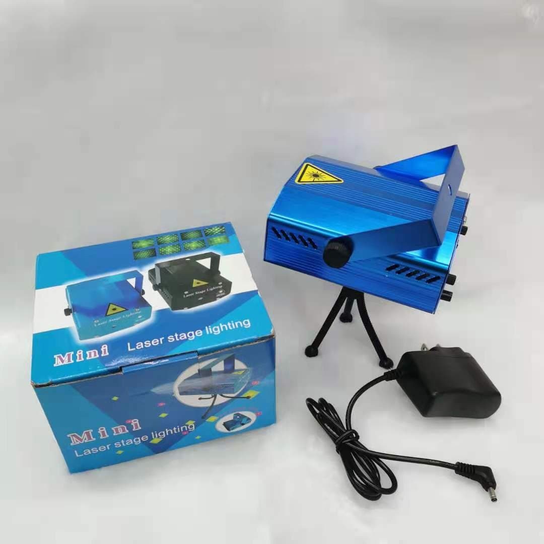 Mini Laser Star Projector Light, RGB Atmosphere Light for KTV, Bar, Home, Stage Flash Effect