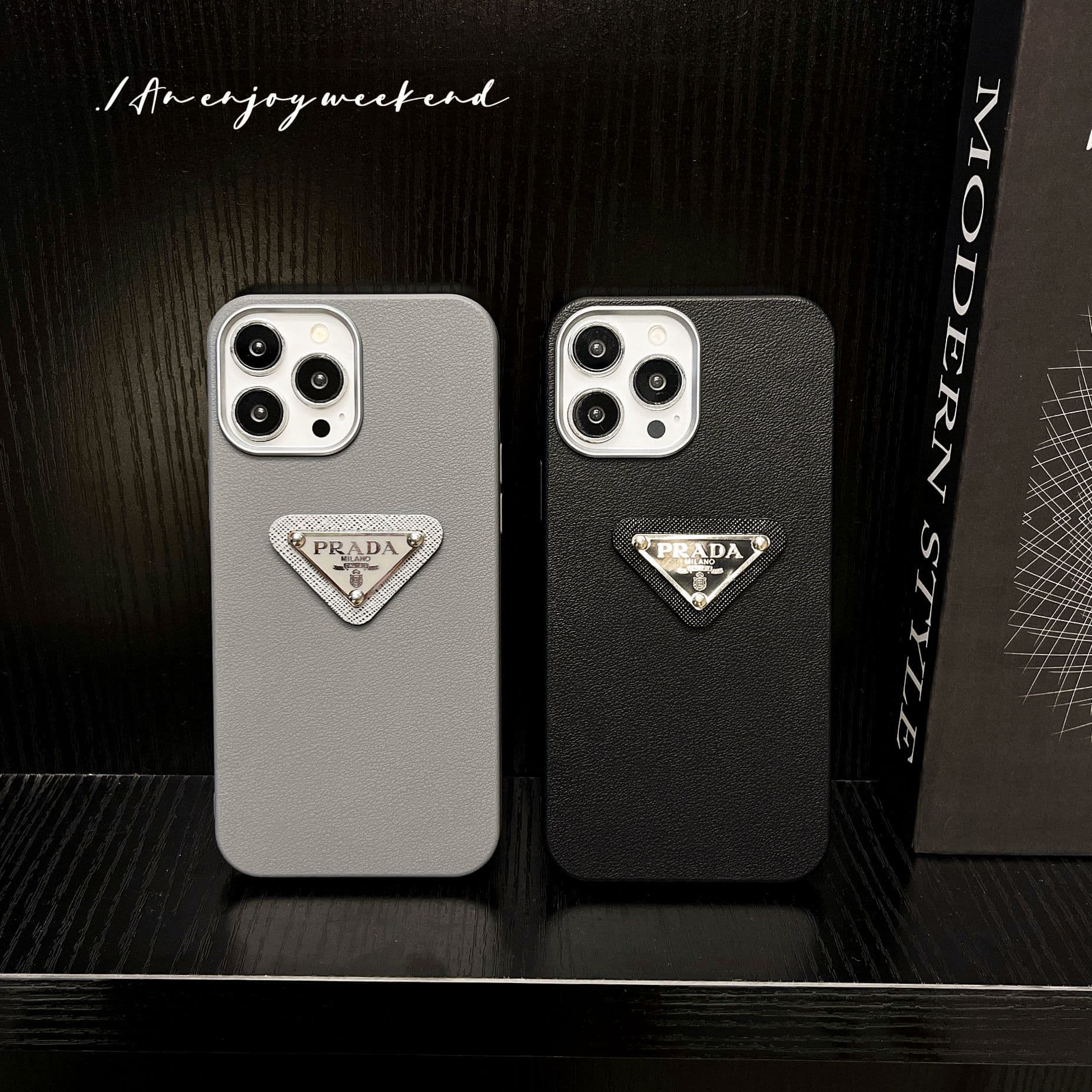 Leather Phone Case for Apple 17 Pro Max, iPhone 16 Full Coverage Shockproof 15 Minimalist 14 3D 13 Anti-Slip