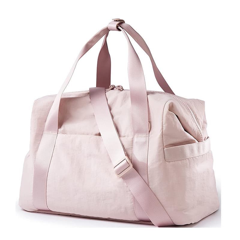 Ready stock women's fitness bag, travel duffel bag with trolley cover, travel yoga bag, handbag, tote bag, dance bag