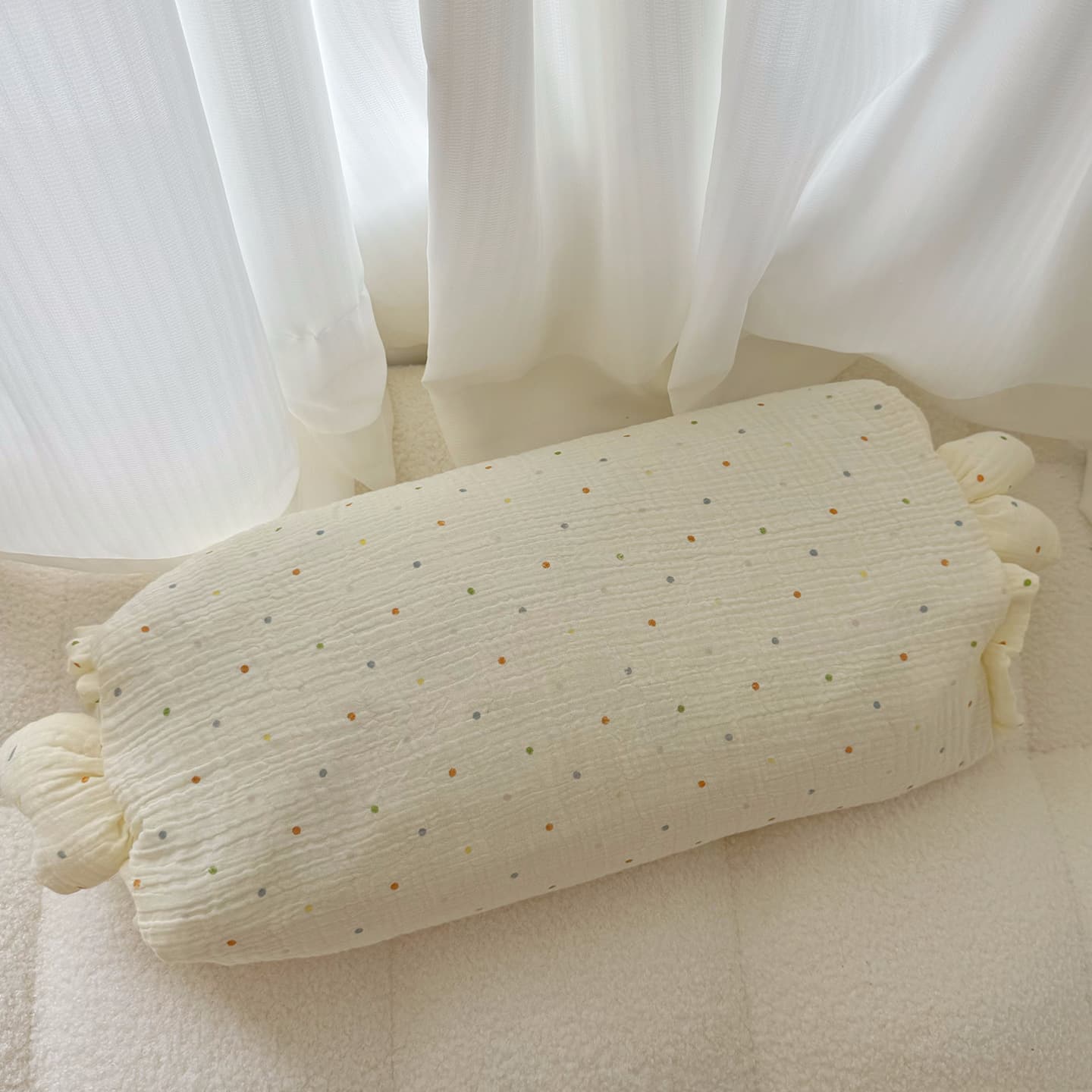 Cotton wrinkled gauze buckwheat pillow pillow core 30*50cm/only removable pure cotton gauze nap pillow