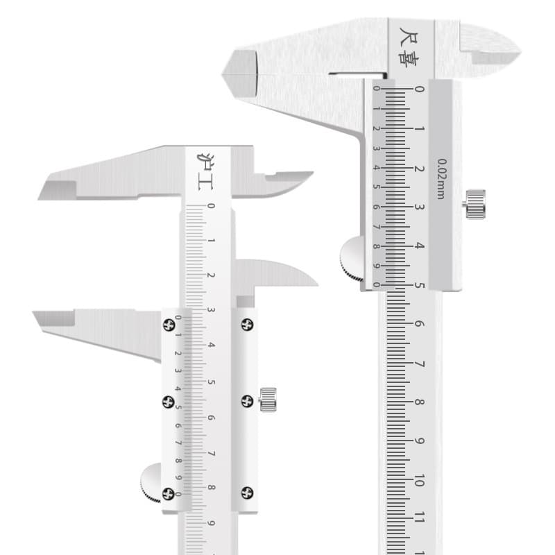 Wholesale 200mm 4-in-1 Caliper Teaching Caliper Measuring Caliper Factory Direct Industrial Grade Vernier Caliper
