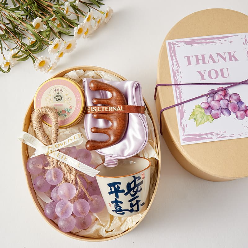 Birthday gifts for girls, grape skewers hand soap for best friends, high-end creative bridesmaid gift boxes, souvenir gifts for employees