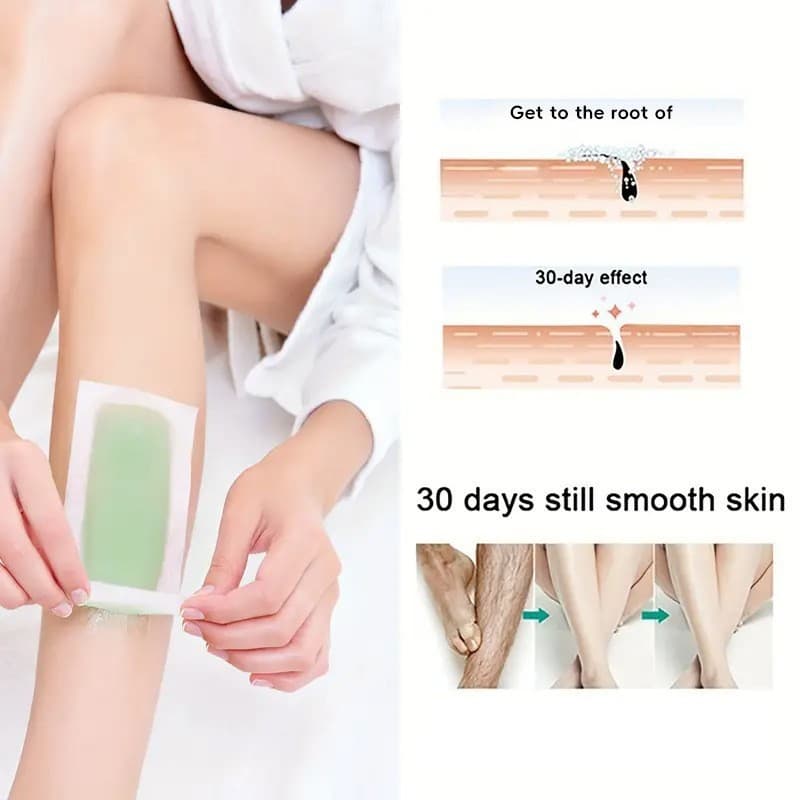 Hair Removal Wax Paper Manufacturer Wholesale Boxed English Version Gentle Tear-Off Type Hair Removal Tool for Whole Body, Hand Hair, and Leg Hair in Stock