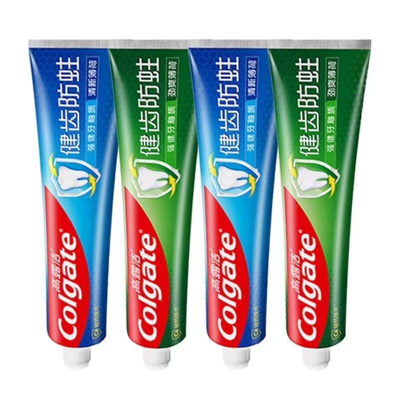 Original Colgate Family Size Toothpaste Cavity Protection Strong Mint Fresh Mint 250g Strengthens Enamel