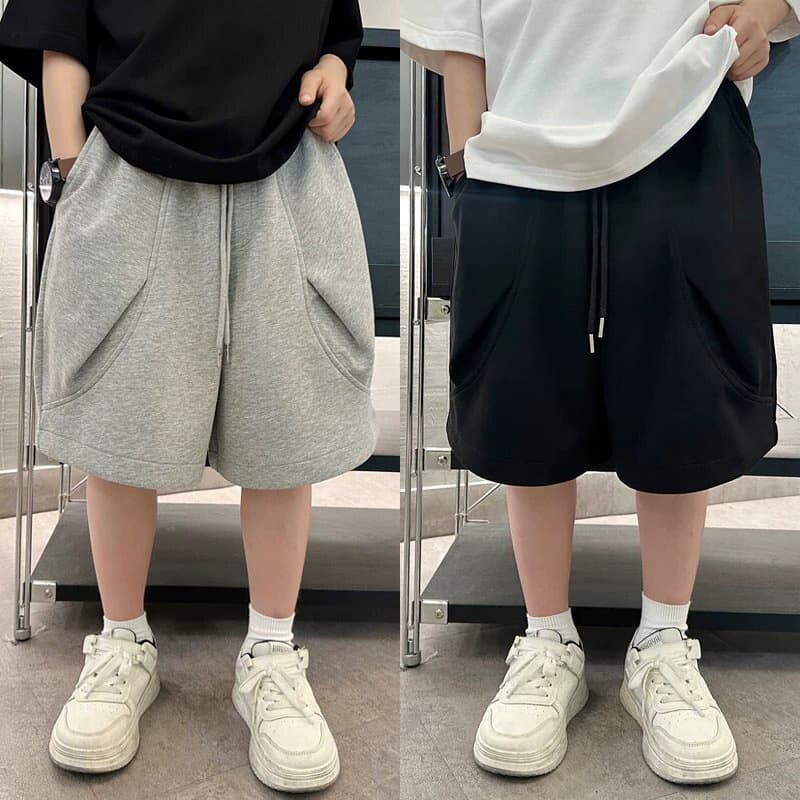 Korean Style Summer Children's Shorts, Cotton Casual Sports Versatile Five-Point Pants, Loose and Stylish for Older Children, Boys and Girls