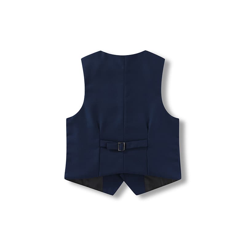 Boys Casual Suit Vest Children's Black Vest School Uniform Set