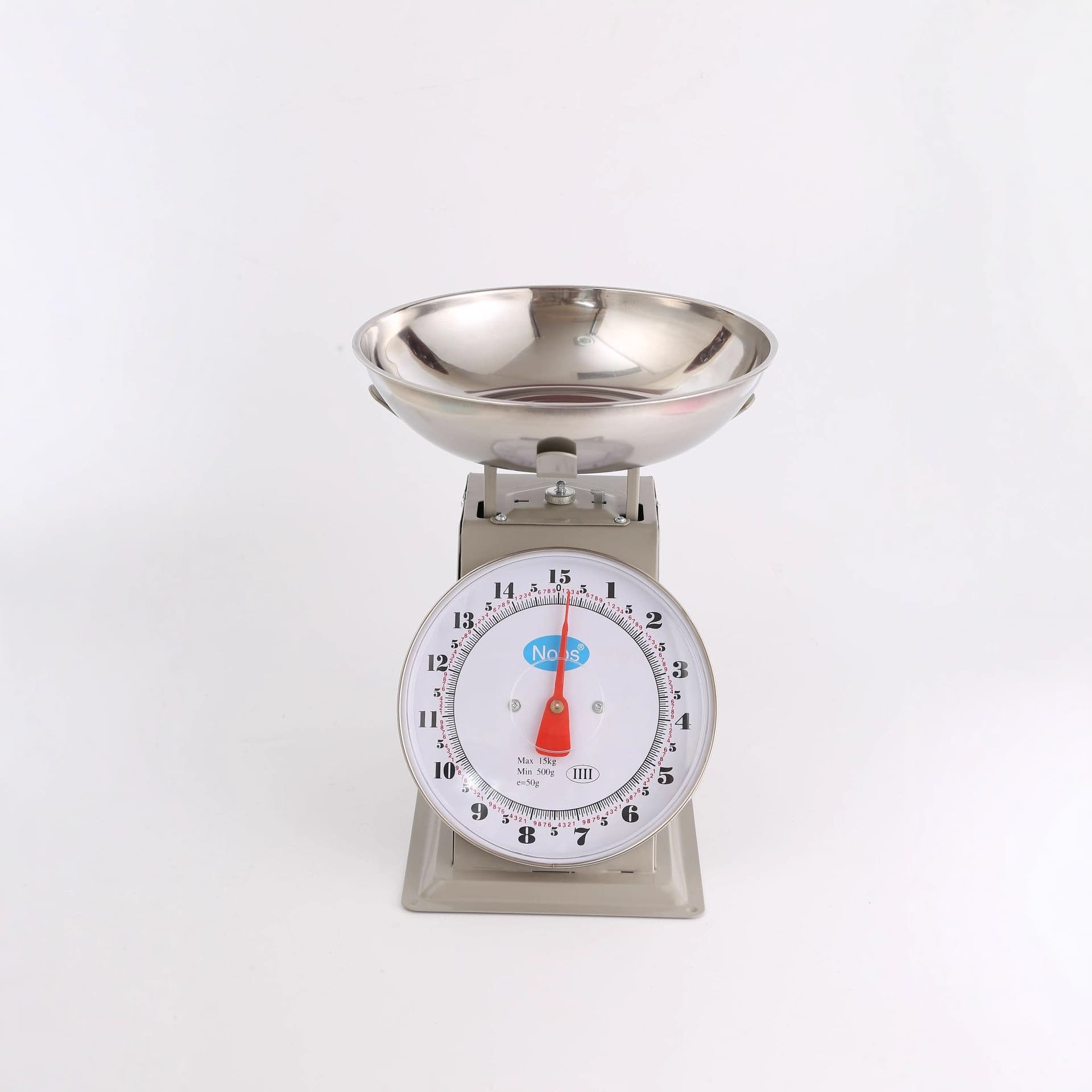 Household Dial Scale Mechanical Spring Scale Tin Scale Kitchen Stainless Steel Pan Scale with Tray