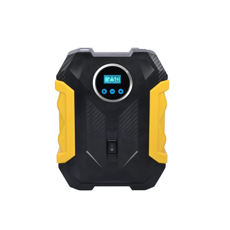 Car Inflator Pump with Digital Display, Lighting, Tire Air Pump for Electric Vehicles, Mini Smart Portable Car Air Pump