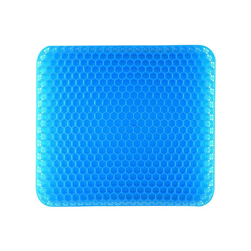 Gel Square Seat Cushion Honeycomb Summer Cooling Mat Silicone Breathable Ventilated Office Butt Pad Super Soft Cooling Tool