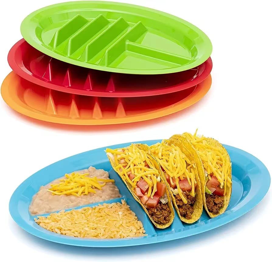Cross-border Exclusive TACO PLATE Wrap Rack, Mexican Roll Rack, Tacos Tray, Taco Pancake Rack