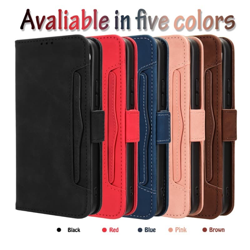 For Tecno Spark 50 Pro 4G Phone Case Multi-Slot Wallet Flip Cover Card Holder Leather Protective Case